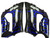 Fairings Kawasaki ZX6R 636 Black & Blue Flame Ninja Racing  (2005-2006) Fairings Kawasaki ZX6R 636 Black & Blue Flame Ninja Racing  (2005-2006)