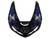 Fairings Kawasaki ZX6R 636 Black & Blue Flame Ninja Racing  (2005-2006)