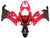 Fairings Kawasaki ZX6R 636 Red & Black Flame Ninja Racing  (2005-2006) Fairings Kawasaki ZX6R 636 Red & Black Flame Ninja Racing  (2005-2006)