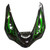 Fairings Kawasaki ZX6R 636 Black & Green Flame Ninja Racing  (2005-2006) Fairings Kawasaki ZX6R 636 Black & Green Flame Ninja Racing  (2005-2006)