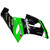 2005-2006 Kawasaki ZX6R 636 Amotopart Fairings Green Black Kawasaki Racing Customs Fairing