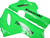 Fairings Kawasaki ZX6R ZX636 Green Ninja Racing  (2005-2006) Fairings Kawasaki ZX6R ZX636 Green Ninja Racing  (2005-2006)
