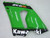 Fairings Kawasaki ZX6R 636 Green Black No.14 ZX6R  Racing  (2005-2006)