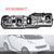 Right Taillight Lamp Bulb Socket Panel 4518200477 For Smart Fortwo 2008-2018