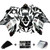 Amotopart Fairings Kawasaki ZX6R ZX636 Black White West Ninja Racing (2007-2008) Customs Fairing Amotopart Fairings Kawasaki ZX6R ZX636 Black White West Ninja Racing (2007-2008) Customs Fairing
