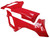 Fairings Kawasaki ZX6R ZX636 Red Ninja ZX6R Racing  (2007-2008)
