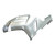 Fairings Kawasaki ZX6R ZX636 Silver Ninja Racing  (2007-2008)