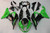 Fairings Plastics Kawasaki ZX6R 636 Green Black Ninja Racing (2013-2016)