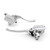 New 1" Brake Clutch Master Cylinder Reservoir Lever Honda VTX1800 (2002-2008) Chrome New 1" Brake Clutch Master Cylinder Reservoir Lever Honda VTX1800 (2002-2008) Chrome