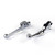 Skull Style Brake Clutch Levers Set Harley Davidson Street Glide EFI FLHXI (2006) Chrome