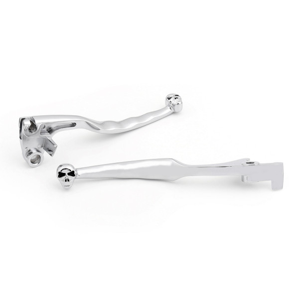 Skull Style Brake Clutch Levers Set Suzuki Marauder 800 (1997-2004) Chrome Skull Style Brake Clutch Levers Set Suzuki Marauder 800 (1997-2004) Chrome