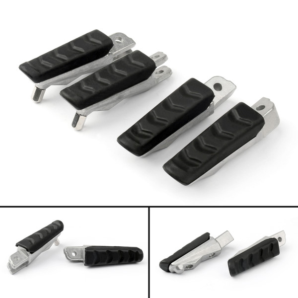 Front & Rear Footrest Pedals Foot Pegs For BMW F800GT (11-13) F800S (04-08) F800ST (04-12) Front & Rear Footrest Pedals Foot Pegs For BMW F800GT (11-13) F800S (04-08) F800ST (04-12)