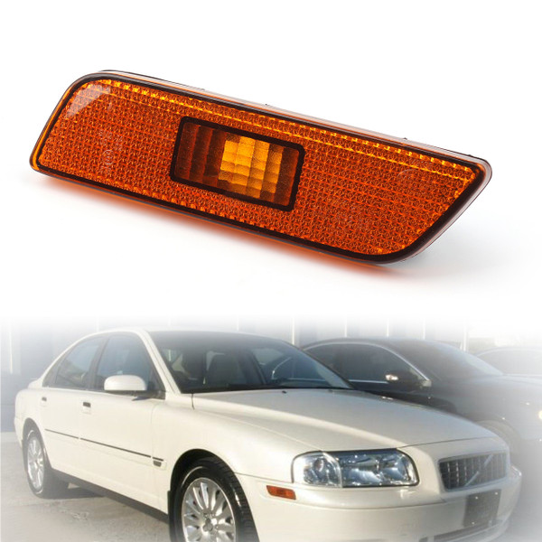 Front Bumper Left Side Turn Signal Lamp Light For Volvo S80 (1998-2006) Front Bumper Left Side Turn Signal Lamp Light For Volvo S80 (1998-2006)