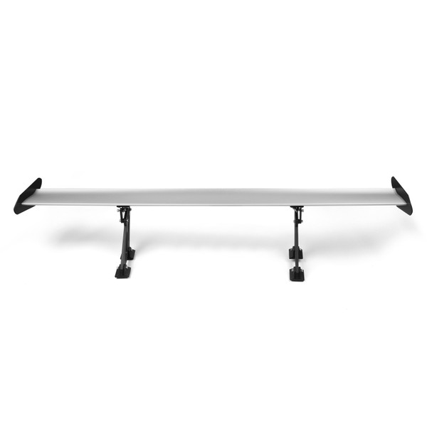 Universal Sedan Aluminum GT Rear Trunk Wing Racing Spoiler, Silver Universal Sedan Aluminum GT Rear Trunk Wing Racing Spoiler, Silver