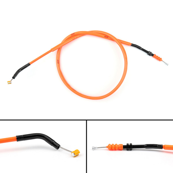 Clutch Cable Steel Wire Replacement For Kawasaki Z1000 (2010-2013) Orange Clutch Cable Steel Wire Replacement For Kawasaki Z1000 (2010-2013) Orange