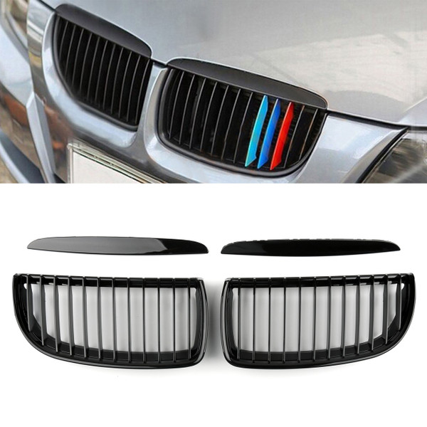 Kidney Grille BMW E90 3 Series Sedan Wagon 4 Door (05-08) Gloss Black Kidney Grille BMW E90 3 Series Sedan Wagon 4 Door (05-08) Gloss Black