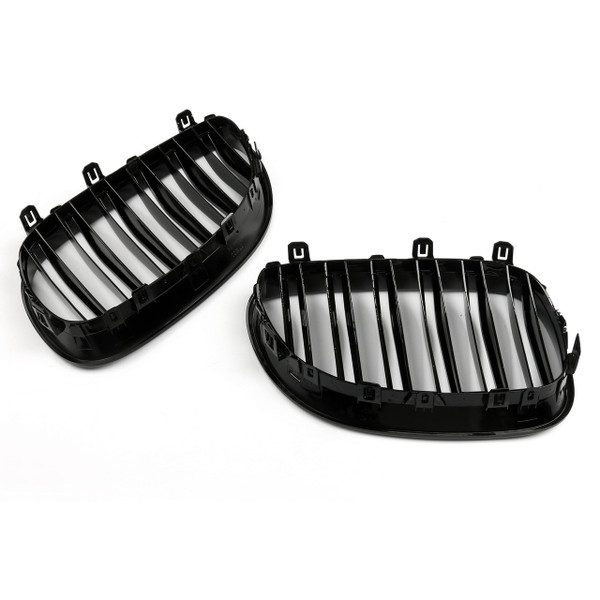 Kidney Grille Double Rib BMW E60 E61 5 Series M5 (03-10) Gloss Black Kidney Grille Double Rib BMW E60 E61 5 Series M5 (03-10) Gloss Black