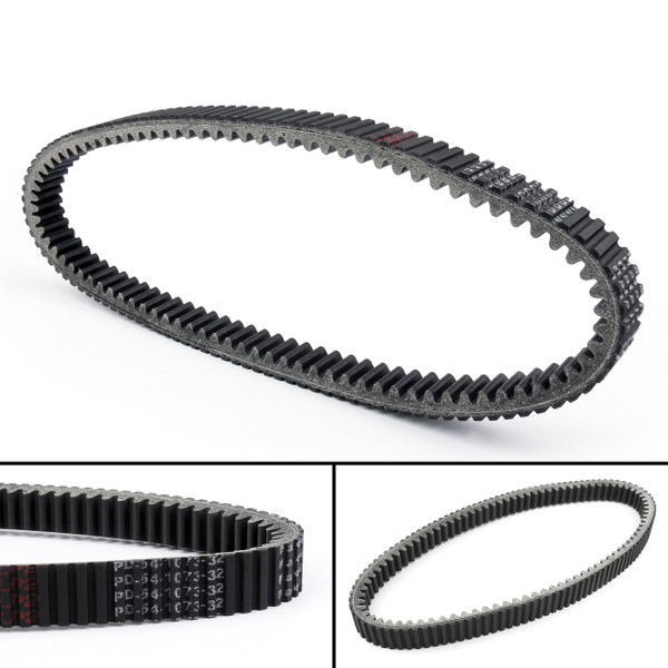 Drive Belt 59011-1053  For Kawasaki KAF620 Mule 3010 4X4 E1-E8, Advanrage Classic, Trans 4X4, Hardwoods Green HD (05-08) 3020 Turf (01-03) 3000 G1-G8 (01-08) Black