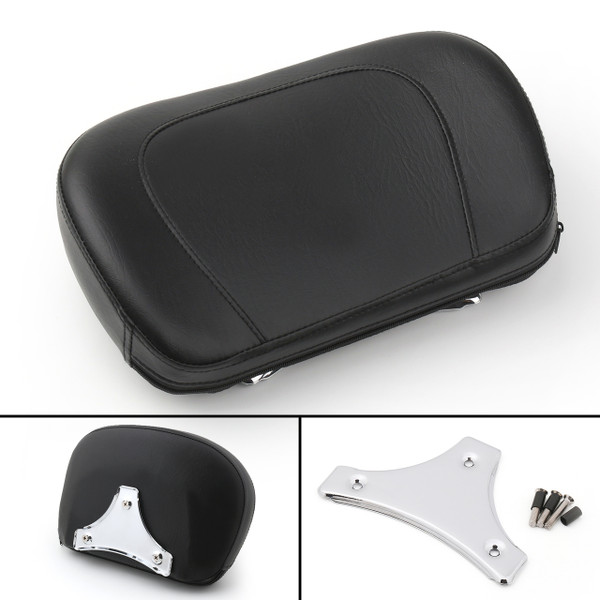 Sissy Bar Backrest Pad For Harley Electra Glide Road King Road Gilde (09-14) Chrome Sissy Bar Backrest Pad For Harley Electra Glide Road King Road Gilde (09-14) Chrome