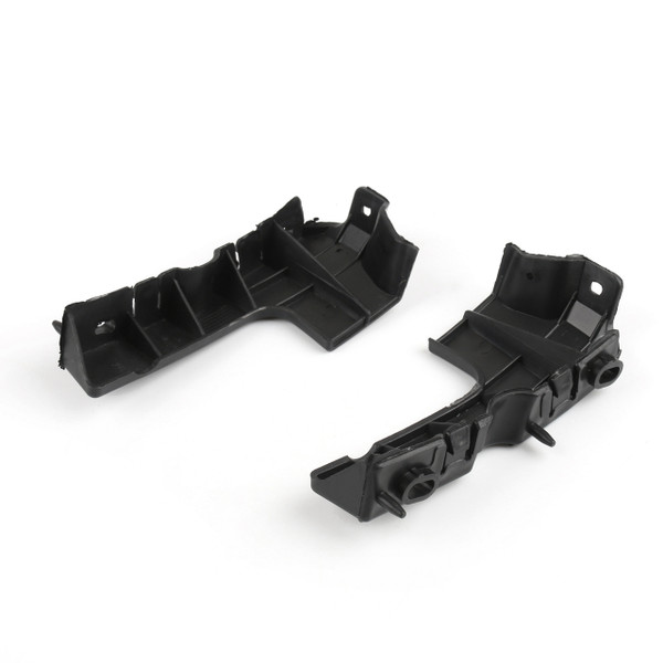 Front Left + Right Bumper Guide Fender Mount Bracket For Audi A4 B7 RS4 (06-08), Black Front Left + Right Bumper Guide Fender Mount Bracket For Audi A4 B7 RS4 (06-08), Black