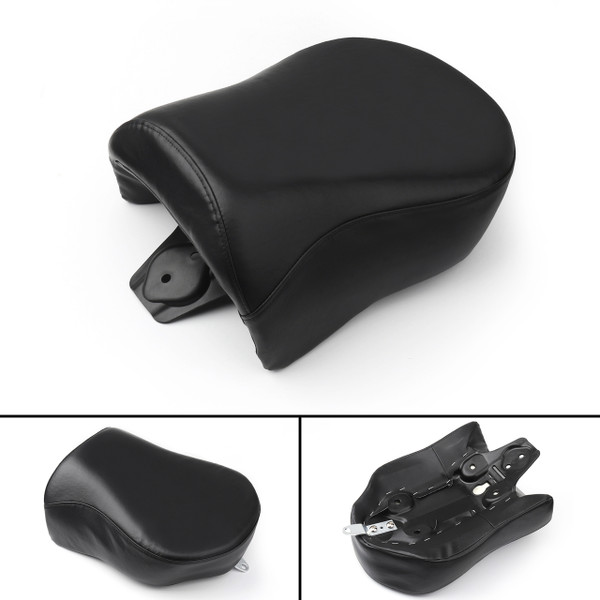 Rear Passenger Pillion Seat For Sportster Xl 883 1200 (2010-2017) Black