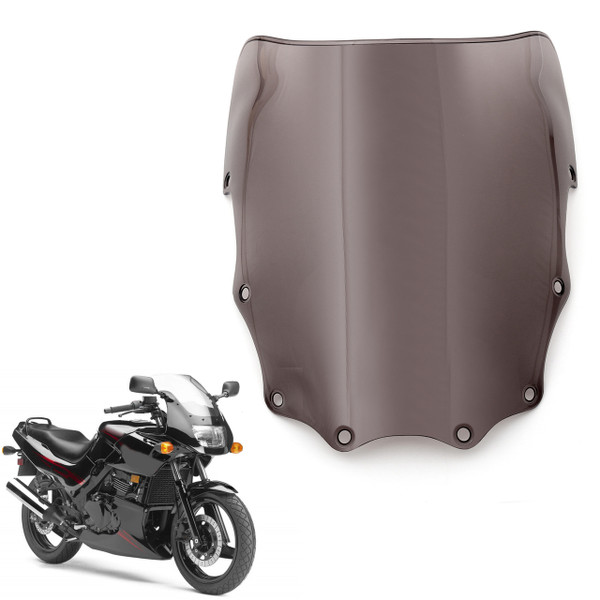 ABS Windshield Windscreen For Kawasaki EX500 Ninja 500R 1987-2009 Smoke ABS Windshield Windscreen For Kawasaki EX500 Ninja 500R 1987-2009 Smoke