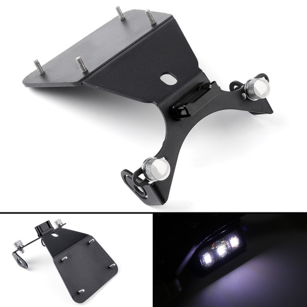 Aluminium License Plate Bracket For Yamaha R3/R25/MT-03/MT-25 Black Aluminium License Plate Bracket For Yamaha R3/R25/MT-03/MT-25 Black