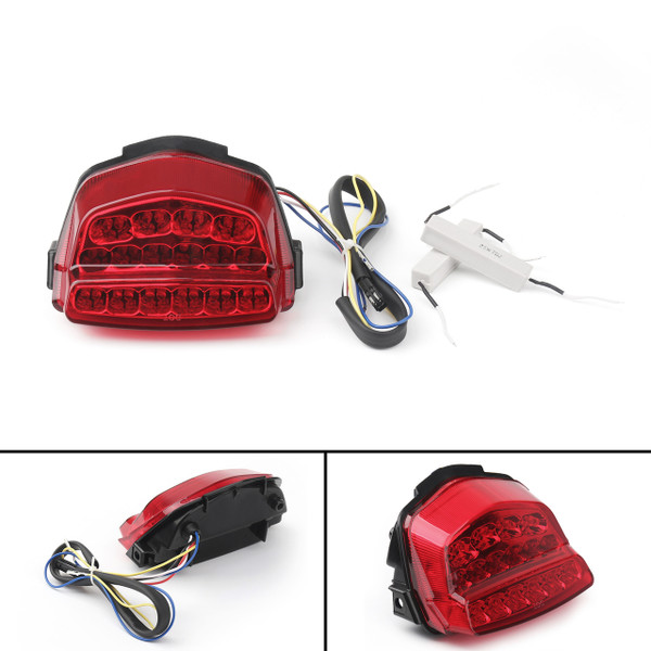 Integrated LED TailLight Turn Signals For Honda CBR1000RR 2008-2012 Red Integrated LED TailLight Turn Signals For Honda CBR1000RR 2008-2012 Red