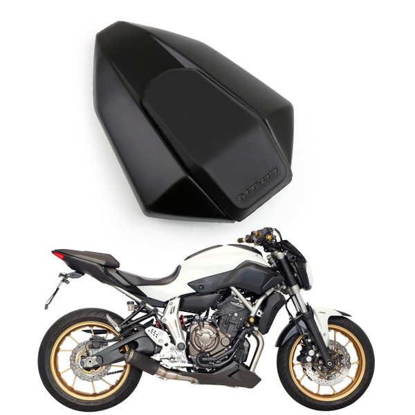 Pillion Rear Seat Solo Cowl Fairing Cover Fit 13-17 YAMAHA MT-07 FZ-07 FZ07 Black