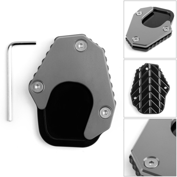 Kickstand sidestand stand extension enlarger pad For HONDA CRF250 RALLY 17-19 Gray Kickstand sidestand stand extension enlarger pad For HONDA CRF250 RALLY 17-19 Gray