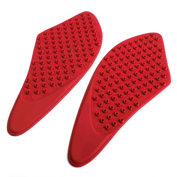 Tank Traction Pad Side Gas Knee Grip Protector For Kawasaki ZX-6R 07-08 Red Tank Traction Pad Side Gas Knee Grip Protector For Kawasaki ZX-6R 07-08 Red