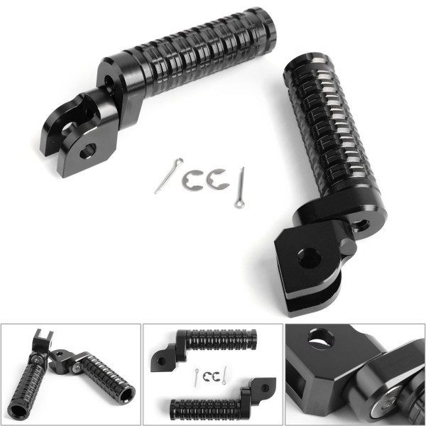 CNC Front Foot Pegs For HONDA CBR300R 15-16 CBR600RR 03-06 CBR1000RR 04-15 CBR1100XX 97-08 MSX125/GROM125 VFR800F 14-15 Black CNC Front Foot Pegs For HONDA CBR300R 15-16 CBR600RR 03-06 CBR1000RR 04-15 CBR1100XX 97-08 MSX125/GROM125 VFR800F 14-15 Black