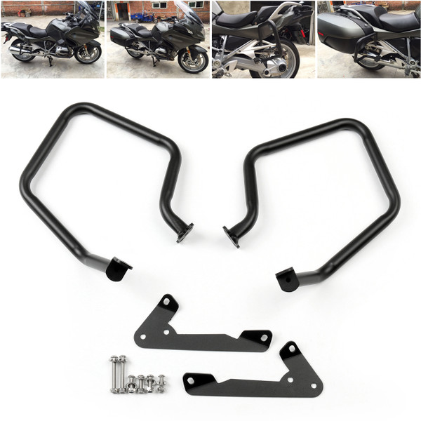 Rear Engine Guard Crash Bars Heed For BMW R1200RT 2014-2017 Black Rear Engine Guard Crash Bars Heed For BMW R1200RT 2014-2017 Black
