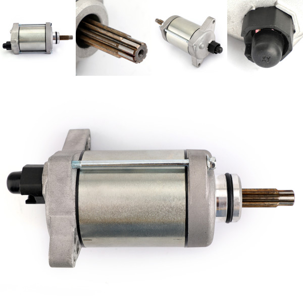 Electric Starter Motor for Honda TRX420 TRX500 Pioneer 500 31200-HP5-601 31200-HR0-F01 Silver Electric Starter Motor for Honda TRX420 TRX500 Pioneer 500 31200-HP5-601 31200-HR0-F01 Silver
