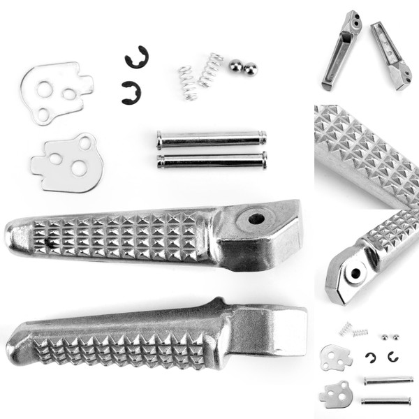 Rear Foot Peg Footrest For Honda CB400 CB400SF Superfour 92-98 CB600F HORNET 600 07-10 Silver Rear Foot Peg Footrest For Honda CB400 CB400SF Superfour 92-98 CB600F HORNET 600 07-10 Silver