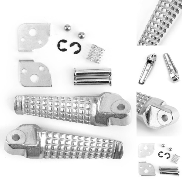 Rear Foot Peg Footrest For Suzuki TL1000 97-03 SV1000 03-07 SV650 99-12 GSX1200 98-00 Silver Rear Foot Peg Footrest For Suzuki TL1000 97-03 SV1000 03-07 SV650 99-12 GSX1200 98-00 Silver