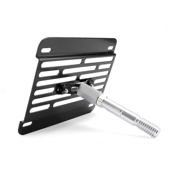 Front Bumper Tow Hook License Plate Mounting Holder Bracket For Volkswagen EOS 06-16 Jetta 06-09 B6 Passat 05-10 Black Front Bumper Tow Hook License Plate Mounting Holder Bracket For Volkswagen EOS 06-16 Jetta 06-09 B6 Passat 05-10 Black