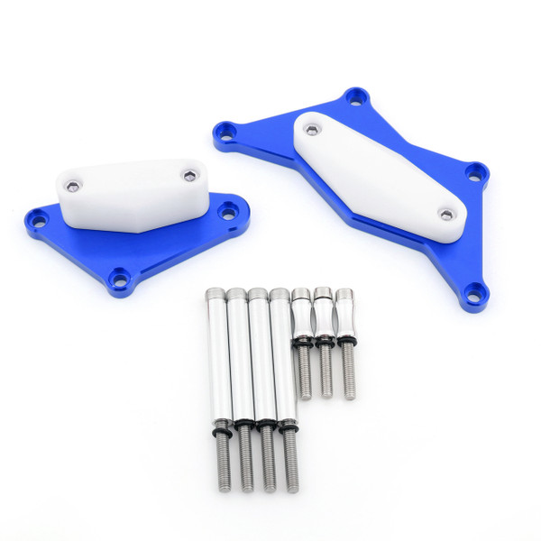 Engine Stator Cover Crash Pad Slider Protector For 15-17 Kawasaki Z800, Blue