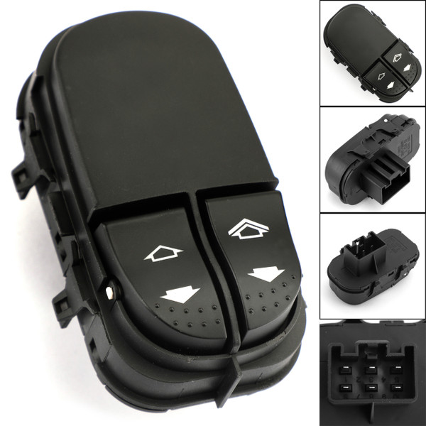 Master DRIVER SIDE Window Switch 6 PIN YS4T-14529AA For Ford Focus MK1 Master DRIVER LEFT SIDE 98-05 Black Master DRIVER SIDE Window Switch 6 PIN YS4T-14529AA For Ford Focus MK1 Master DRIVER LEFT SIDE 98-05 Black