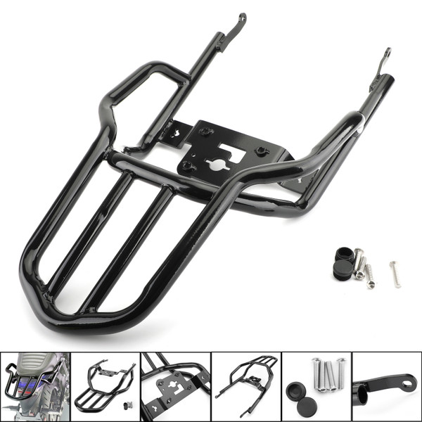 Rear Luggage Rack Carrier Mount Fender Support For Kawasaki Z900RS Z900RS ABS Cafe ABS 2018 Black