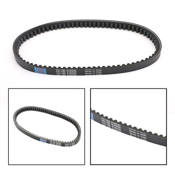 Primary Drive Clutch Belt For Polaris Phoenix 200 05-19 Sawtooth 200 06-07 Kymco Top Boy 125 04-08 Black Generic