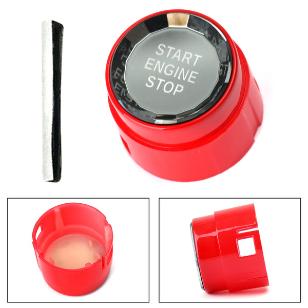 Start Stop Engine Push Button Switch Cover Crystal For BMW 1 Series F20 F21 12-16 Red Start Stop Engine Push Button Switch Cover Crystal For BMW 1 Series F20 F21 12-16 Red