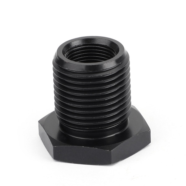 1/2-28 To 3/4-16 Automotive Threaded Oil Filter Adapter Black 1/2-28 To 3/4-16 Automotive Threaded Oil Filter Adapter Black