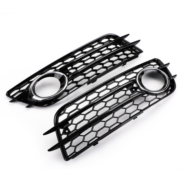 Ring Bumper Fog Light Grill Bumper For Audi A4 S-LINE S4 08-12 Chrome Ring Bumper Fog Light Grill Bumper For Audi A4 S-LINE S4 08-12 Chrome