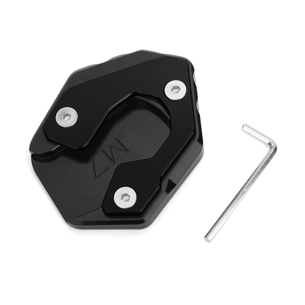 Side Stand Extension Kickstand Enlarger Plate For Yamaha MT-07 FZ-07 Black Side Stand Extension Kickstand Enlarger Plate For Yamaha MT-07 FZ-07 Black