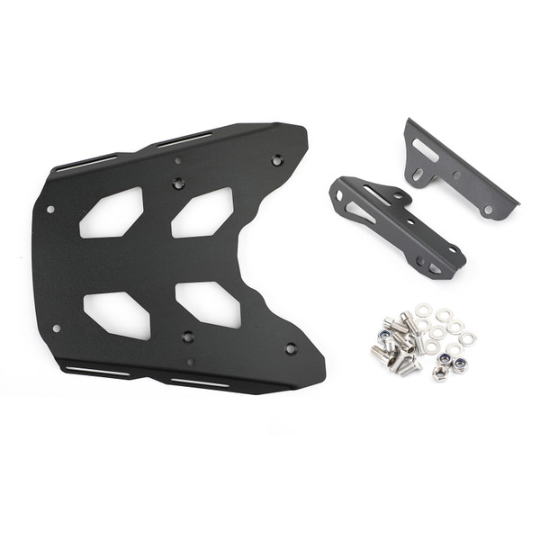 Rear Carrier Luggage Rack Cargo Shelf for Kawasaki KLE650 Versys 650 16-2019 Black Rear Carrier Luggage Rack Cargo Shelf for Kawasaki KLE650 Versys 650 16-2019 Black