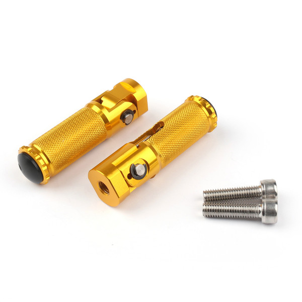 CNC Folding Foot Pegs Footpeg Rear Set Rest Racing Universal Motorcycle