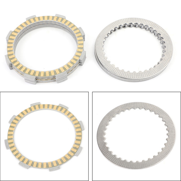 Clutch Plate Kit - Friction & Steel Plates For Kawasaki KX100 1998-2018 KX80 1998-2000 KX85 2001-2018 KX85 KX85-II 2001-2018