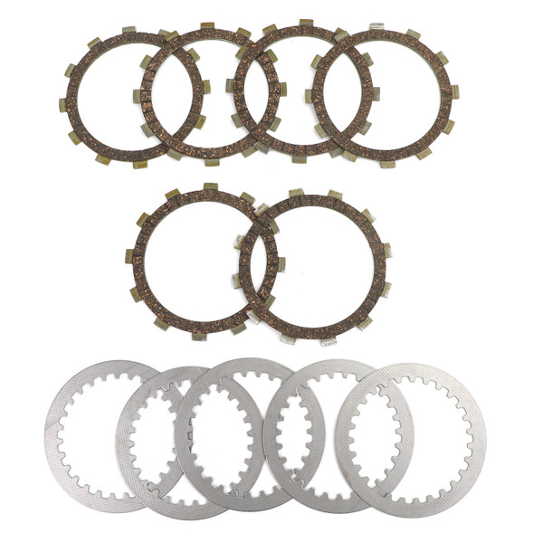 Clutch Plate Kit - Friction & Steel Plates For Yamaha SR250G SR250TH SR250H SR250 TT250G/H/J XT250KC XT250 Clutch Plate Kit - Friction & Steel Plates For Yamaha SR250G SR250TH SR250H SR250 TT250G/H/J XT250KC XT250