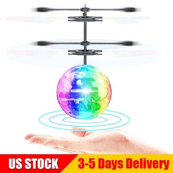 RC Flying Ball RC Drone Helicopter Ball Built-in Disco Music With Shinning LED
